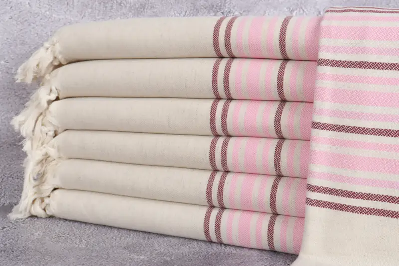 Handwoven Turkish bath towel, Beach Towel Bulk, Gift For Coworker, 70x40 Linen Striped Towel, Housewarming Gift, Quick-dry peshtemal, Summer Towel - 1