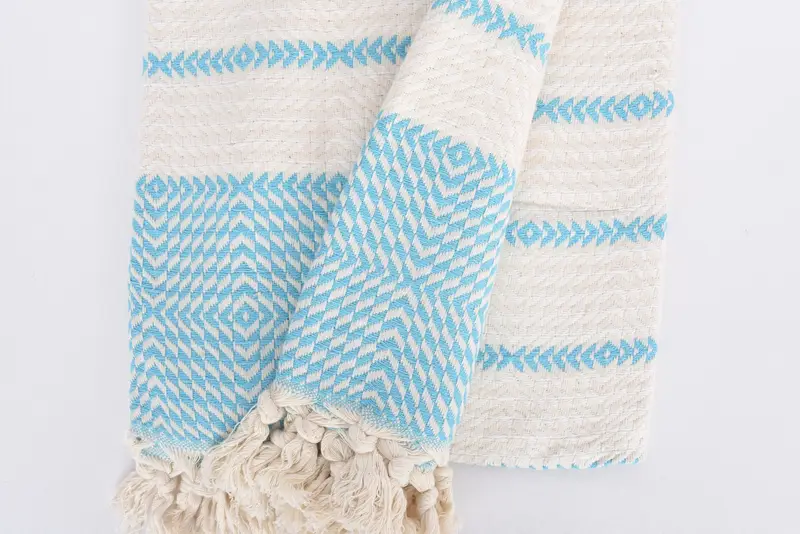 Personalized Wedding Gift For Couple, Bachelorette Party Decorations, Custom Towel, Handmade Turkish Towel, 80x40 Cotton Diamond Towel, Travel towel - 8