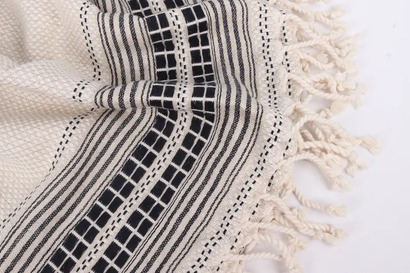 68x40 Linen Striped Towel, Quick-Dry Beach Towel, Bachelorette Party Gifts, Traditional Turkish peshtemal for hammam, Bridal Gifts, Summer Gift - 8