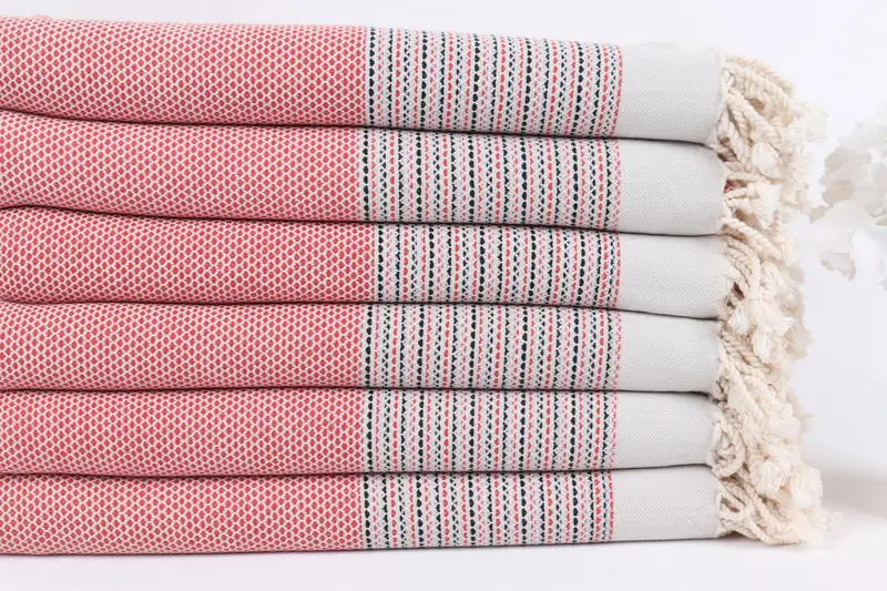 70x40 Cotton Diamond Towel, Bridesmaid Gift Towel, Hammam Towel USA, Bachelorette Party Favors, Bridesmaid Gifts Personalized, Embroidered Towel - 3