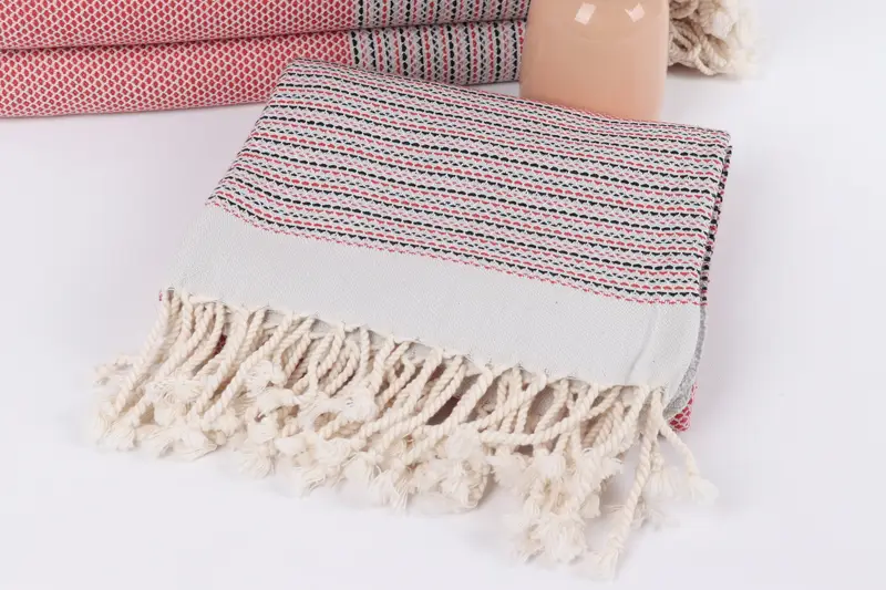 70x40 Cotton Diamond Towel, Bridesmaid Gift Towel, Hammam Towel USA, Bachelorette Party Favors, Bridesmaid Gifts Personalized, Embroidered Towel - 5