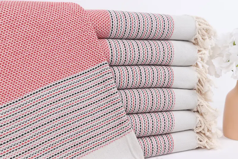 70x40 Cotton Diamond Towel, Bridesmaid Gift Towel, Hammam Towel USA, Bachelorette Party Favors, Bridesmaid Gifts Personalized, Embroidered Towel - 1