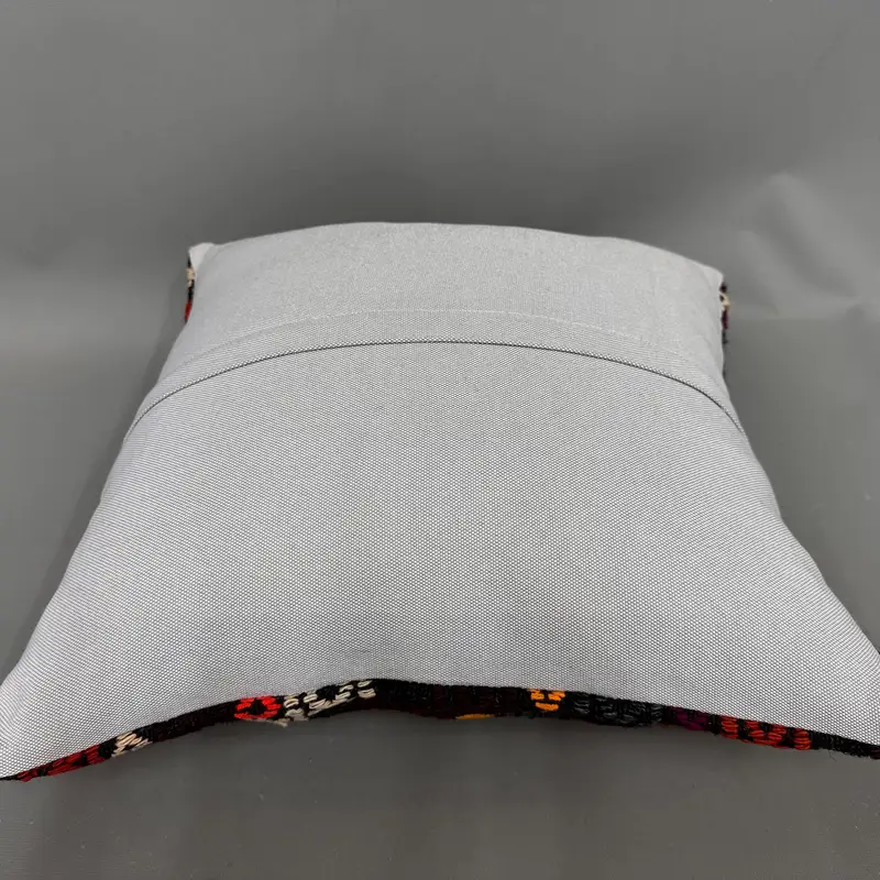 Pillow for Sofa, Boho Pillow Sham Cover, Cushion, Traditional Pillow Cover, Turkish Kilim Pillow, Pattern Throw Pillow, 18x18 Brown Cushion Case - 7