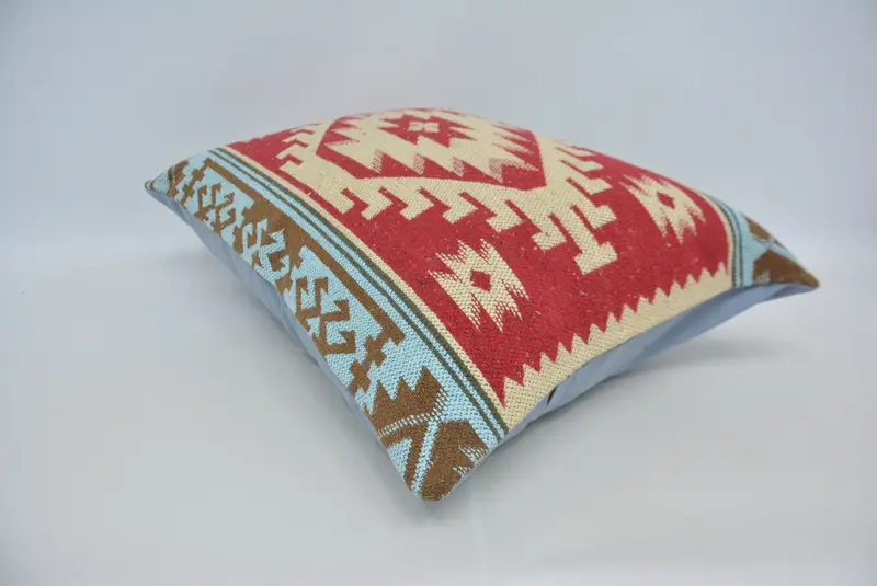 Vintage Kilim Pillow, Interior Designer Pillow, Pastel Pillow Sham, 20x28 Red Pillow Case, Customized Pillow Case, Home Decor Pillow, Cushion Cover - 6