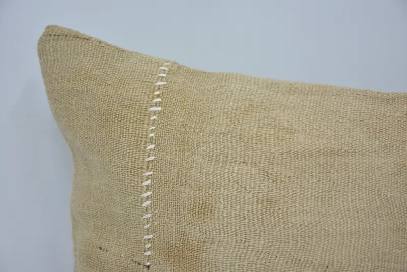 Kilim Pillow, Antique Pillows, 16x24 Beige Pillow Sham, Vintage Kilim Pillow, Anatolian Pillow Sham, Luxury Cushion Case, Cushion Case - 2