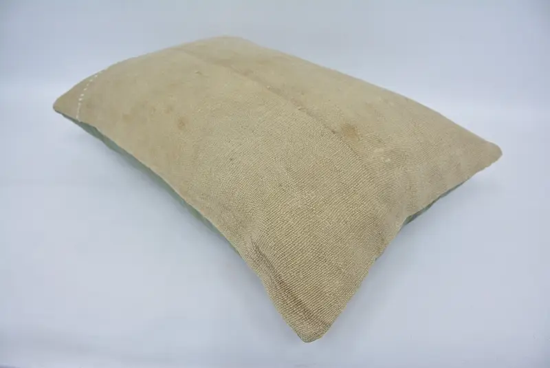 Kilim Pillow, Antique Pillows, 16x24 Beige Pillow Sham, Vintage Kilim Pillow, Anatolian Pillow Sham, Luxury Cushion Case, Cushion Case - 6