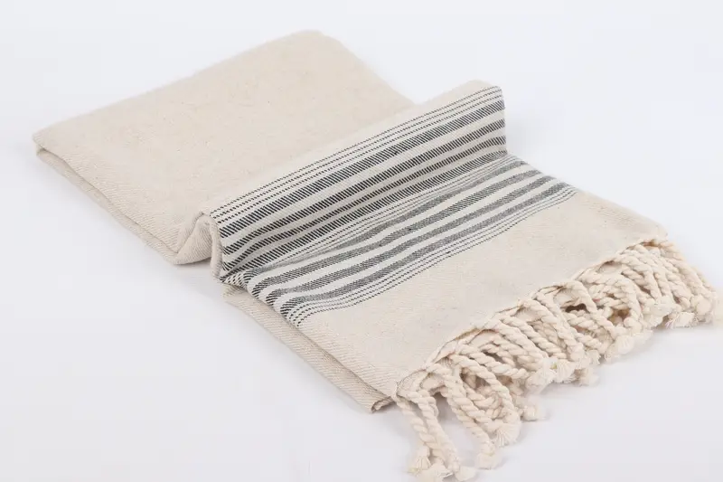 Bachelor Towel, Wedding Towel, Handmade Gift, 68x40 Linen Striped Towel, Luxury towel, Gift For Wedding Day, Memorial Gift, Quick-dry peshtemal - 6