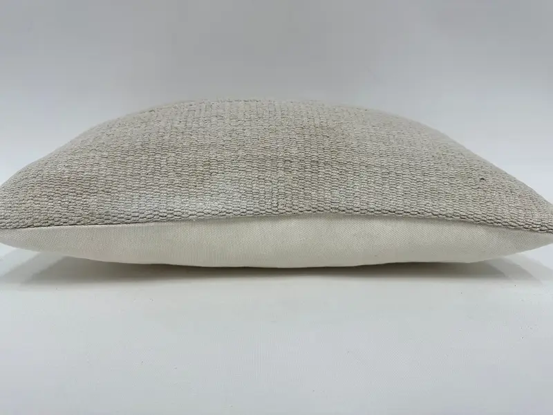 Ethnical Kilim Rug Pillow, Authentic Pillow Case, 12x20 White Pillow Sham, Decorative Throw Cushion, Vintage Pillow, Cushion Case, Home Decor Pillow - 6