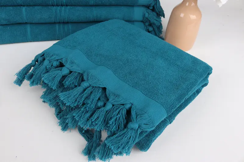 70x36 Cotton Striped Terry Towel, Beach Towel Monogram, Bridesmaid Gifts, Personalized Towel, Handmade Gift, Embroidered Turkish Towel, Bath towel - 5