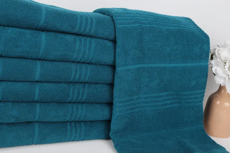 70x36 Cotton Striped Terry Towel, Beach Towel Monogram, Bridesmaid Gifts, Personalized Towel, Handmade Gift, Embroidered Turkish Towel, Bath towel - 2