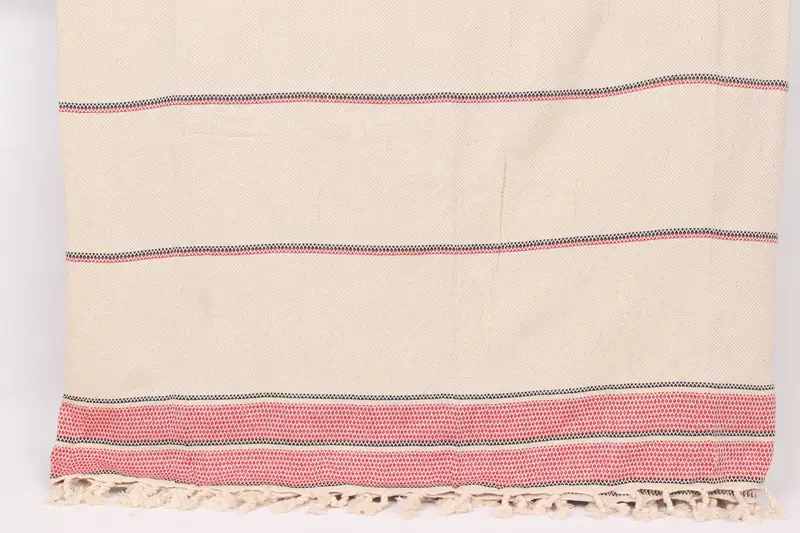 Custom Blanket, Turkish Bedspread, Tablecloth, 104x96 Cotton Striped Towel, Decorative Blanket, Valentines Day Gift For Him, Best Wedding Gift - 7