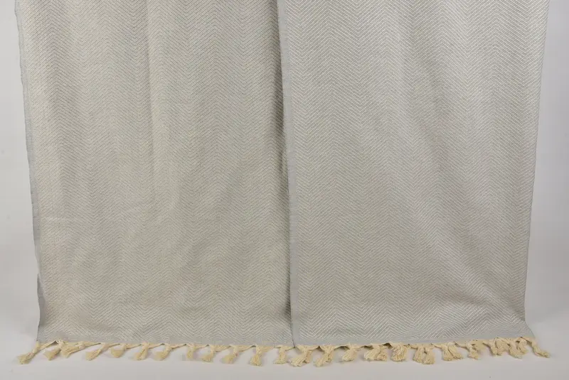 Custom Wedding Gift From Bridesmaid, Woven Blanket, 84x68 Cotton Zig zag Towel, Throw Blanket Couch, Bridal Shower Gift, Organic Throw, Couch Cover - 7