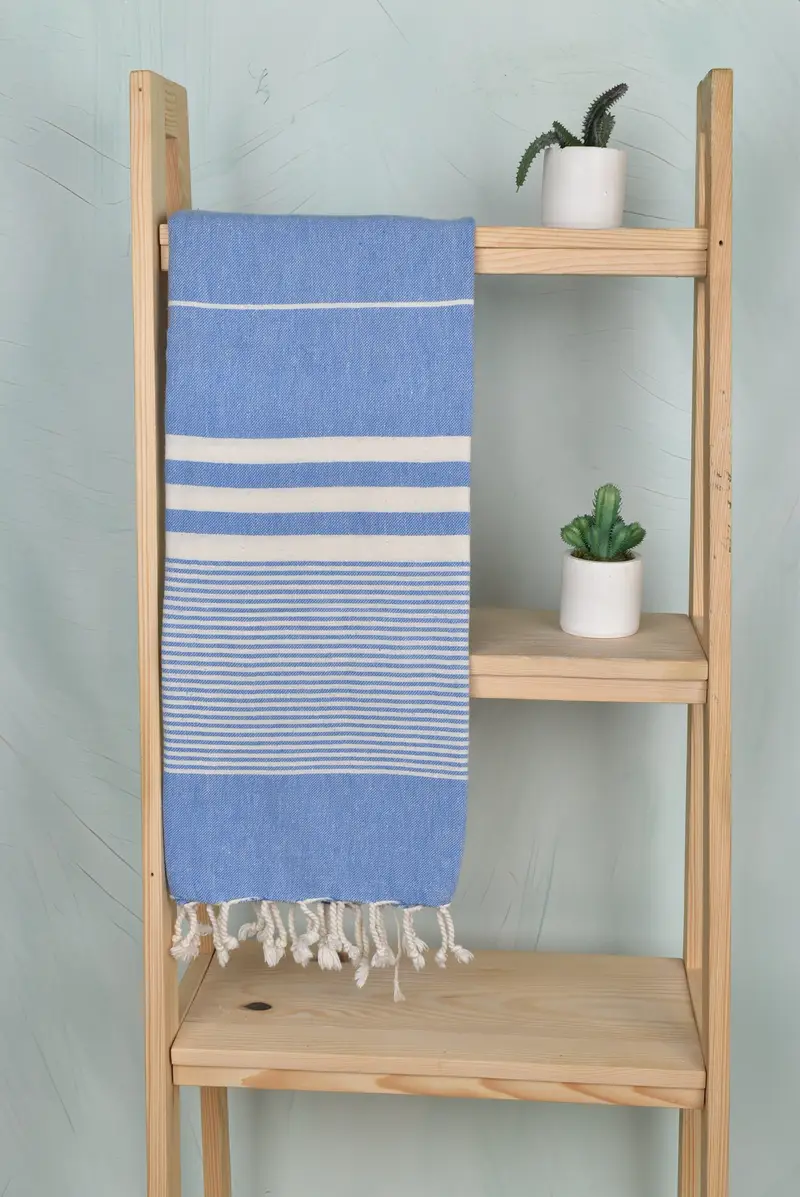 Peshtemal Towel, 70x40 Cotton Striped Towel, Lightweight towel, Unique Wedding Gift, Custom Wedding Gifts, Best Friend Christmas Gift, Wedding Gift - 8
