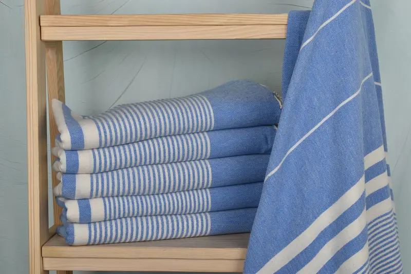 Peshtemal Towel, 70x40 Cotton Striped Towel, Lightweight towel, Unique Wedding Gift, Custom Wedding Gifts, Best Friend Christmas Gift, Wedding Gift - 2