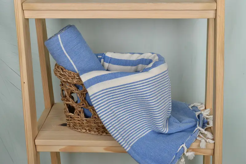 Peshtemal Towel, 70x40 Cotton Striped Towel, Lightweight towel, Unique Wedding Gift, Custom Wedding Gifts, Best Friend Christmas Gift, Wedding Gift - 4
