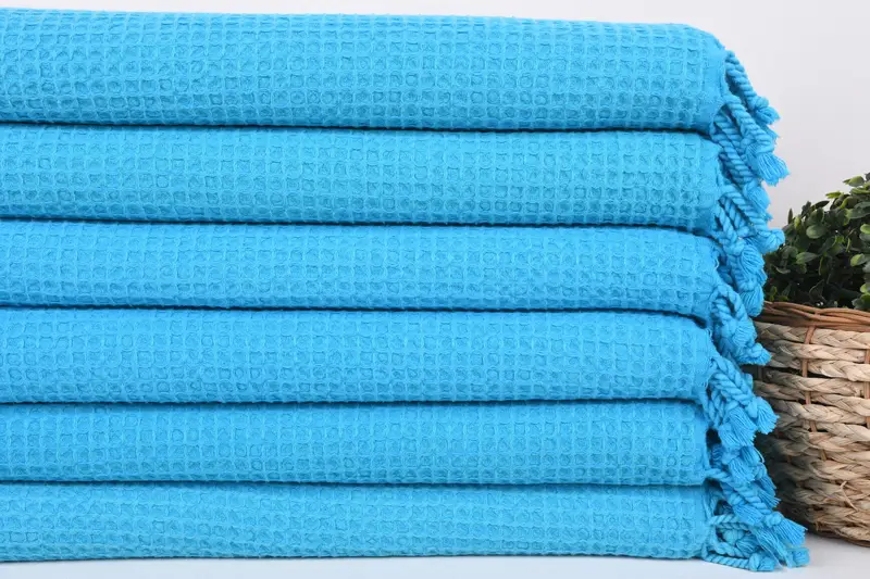 Badezimmertücher, 40x20 Baumwollwaffelhandtuch, Brautjungfernhandtuch, Bio -Handtuch, Monogramm Handtuch, personalisiertes Geschenk, Brautjungfern Geschenktuch - 2