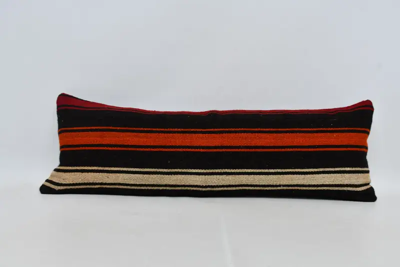 Home Decor Pillow, Turkish Corner Cushion Cover, Pillow, 12x36 Brown Pillow Case, Vintage Pillow, Car Pillow Sham, Pillow for Couch - 1