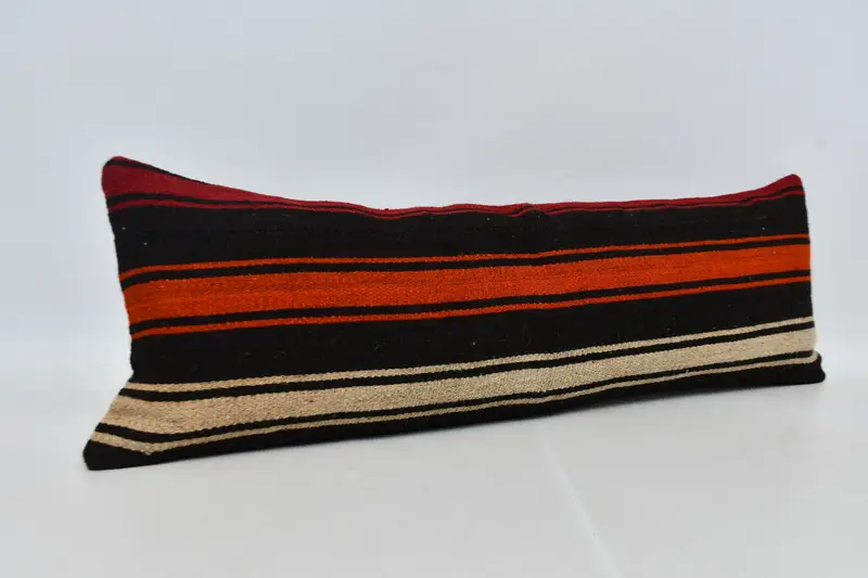 Home Decor Pillow, Turkish Corner Cushion Cover, Pillow, 12x36 Brown Pillow Case, Vintage Pillow, Car Pillow Sham, Pillow for Couch - 3