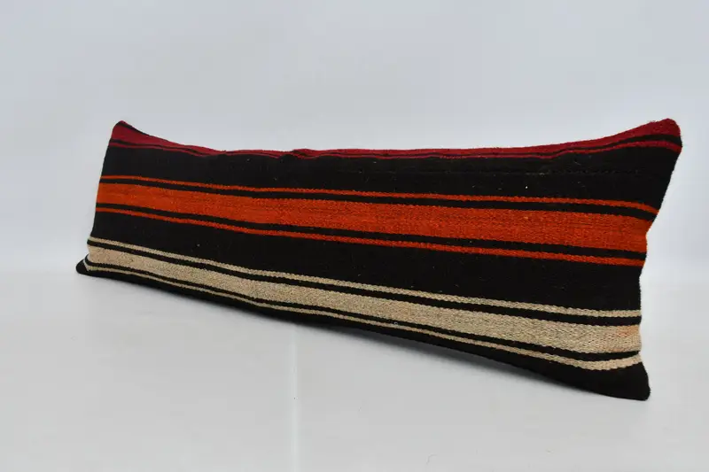 Home Decor Pillow, Turkish Corner Cushion Cover, Pillow, 12x36 Brown Pillow Case, Vintage Pillow, Car Pillow Sham, Pillow for Couch - 4