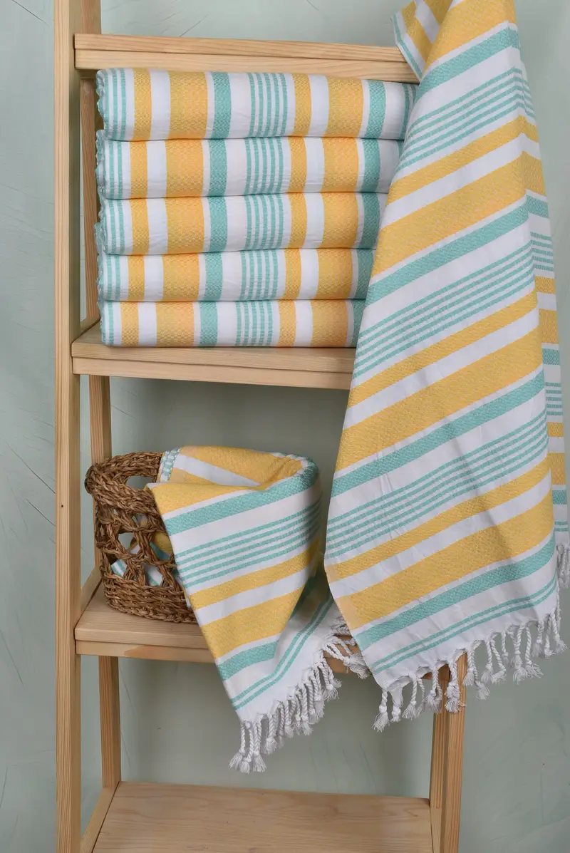 Beach Size Towel, Personalize Gift, Wedding Favors, Bachelorette Party Decorations, 70x36 Cotton Striped Towel, Soft towel, Beach Towel Monogram - 3