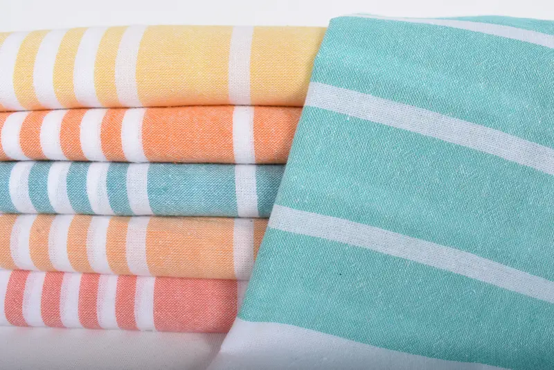 40x20 Cotton Striped Towel, Turkish Towel Hand Towel, Best Friend Gift Ideas, Turkish Hand Towel, Gym Towel, Wedding Favors, Custom Wedding Gifts - 2