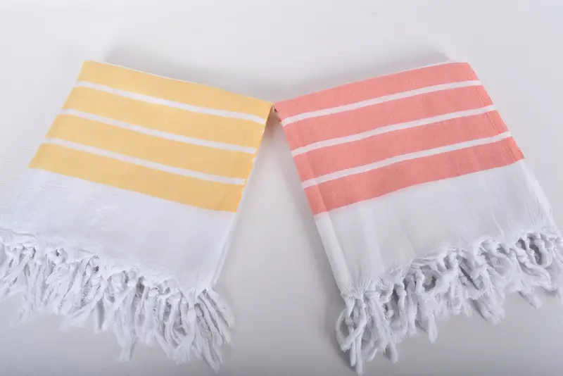 40x20 Cotton Striped Towel, Turkish Towel Hand Towel, Best Friend Gift Ideas, Turkish Hand Towel, Gym Towel, Wedding Favors, Custom Wedding Gifts - 6