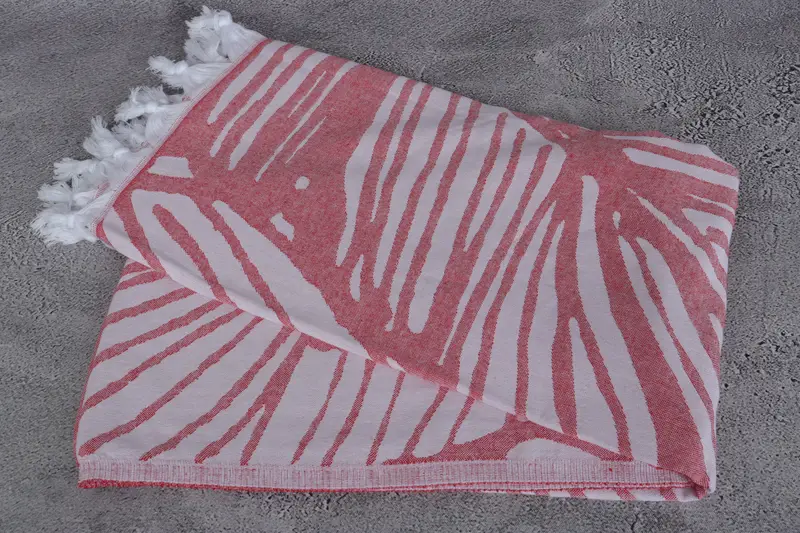 Custom Wedding Gifts, Monogram Towels, 70x40 Cotton Floral Design Towel, Personalized Gift For Him, Fouta towel, Gift For Her, Gift For Wedding Day - 7