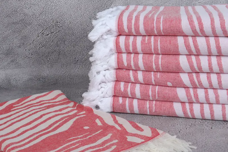Custom Wedding Gifts, Monogram Towels, 70x40 Cotton Floral Design Towel, Personalized Gift For Him, Fouta towel, Gift For Her, Gift For Wedding Day - 3