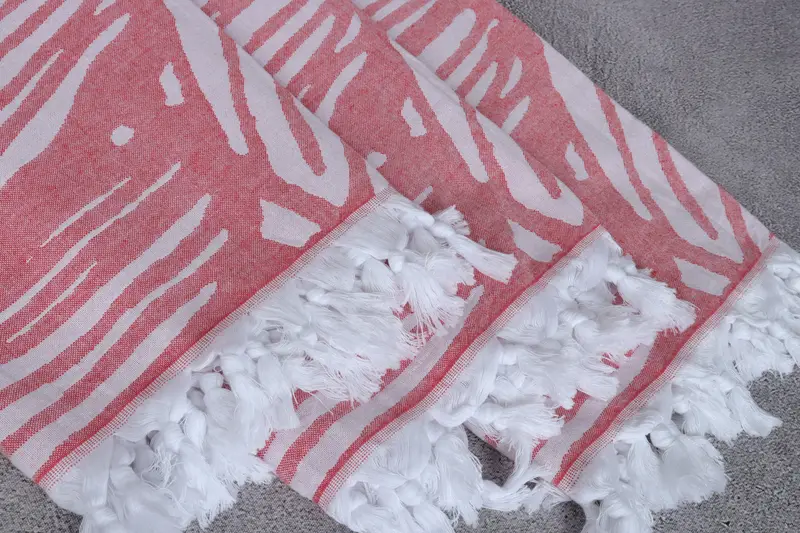 Custom Wedding Gifts, Monogram Towels, 70x40 Cotton Floral Design Towel, Personalized Gift For Him, Fouta towel, Gift For Her, Gift For Wedding Day - 6