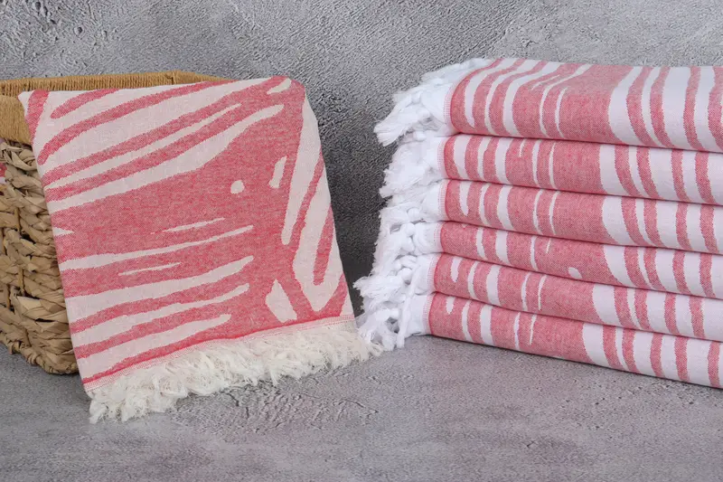 Custom Wedding Gifts, Monogram Towels, 70x40 Cotton Floral Design Towel, Personalized Gift For Him, Fouta towel, Gift For Her, Gift For Wedding Day - 4