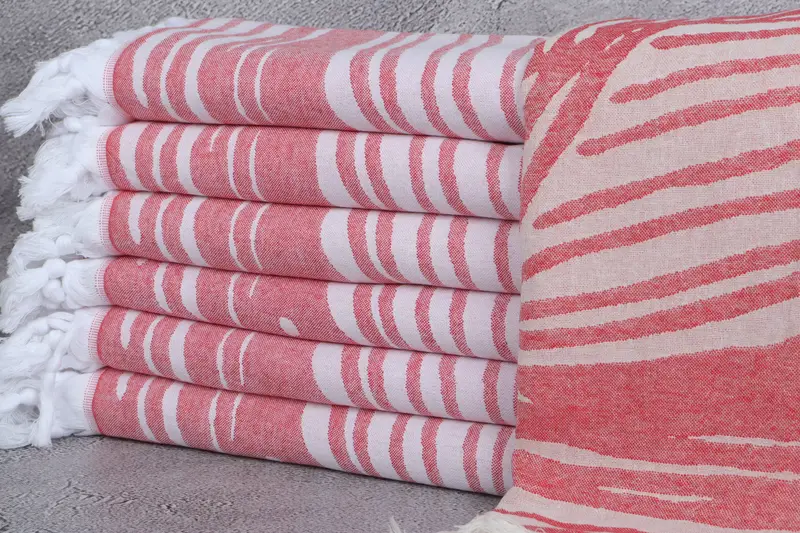Custom Wedding Gifts, Monogram Towels, 70x40 Cotton Floral Design Towel, Personalized Gift For Him, Fouta towel, Gift For Her, Gift For Wedding Day - 2
