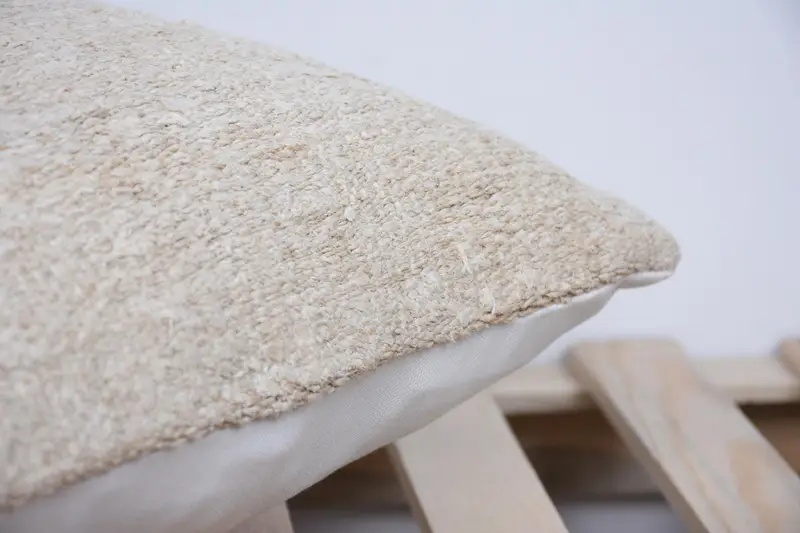 Pillow, 16x16 Beige Pillow Sham, Gift Pillow, Kilim Cushion Sham, Handmade Kilim Cushion, Pastel Pillow, Traditional Pillow Sham, Rustic Pillow Case - 7
