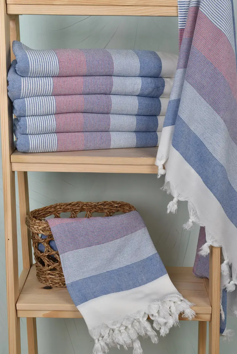 Fouta -Handtuch, Girls Weekend GetAway -Ideen, Junggesellengeschenke, 68x40 Baumwollstreifentuch, Fitnesshandtuch, Junggesellenparty, Geschenk für ihn - 3