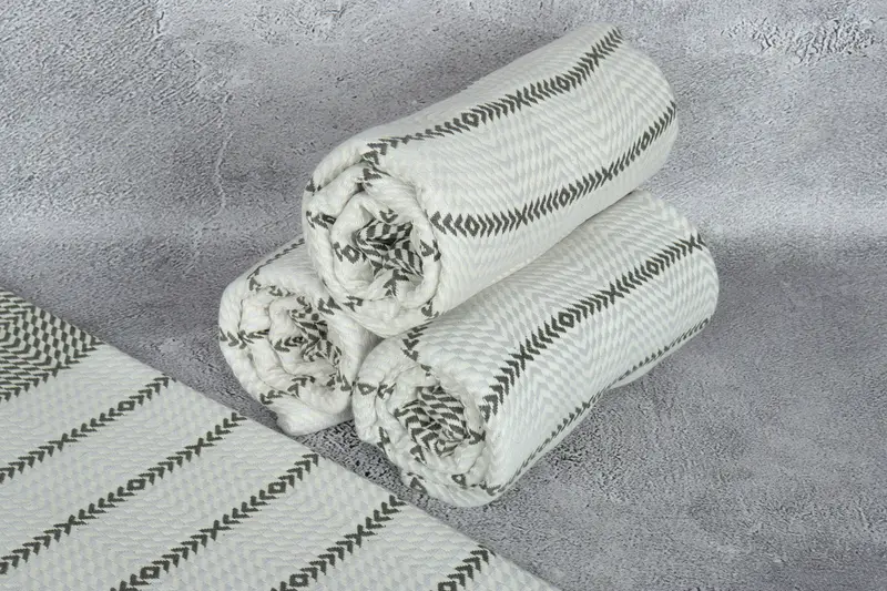 Bridal Shower Gift, Bachelorette Party Favors, Scarf Towel, Spa Gift Towel, Housewarming Gift, Spa Gift, 80x40 Cotton Diamond Towel, Peshtemal Towel - 8