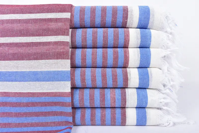 Personalized Wedding Gift, Bachelorette Beach Towel, Welcome Wedding Gift, 68x40 Cotton Striped Towel, Monogrammed Beach Towel, Beach Towel Gift - 1