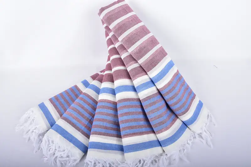 Personalized Wedding Gift, Bachelorette Beach Towel, Welcome Wedding Gift, 68x40 Cotton Striped Towel, Monogrammed Beach Towel, Beach Towel Gift - 4