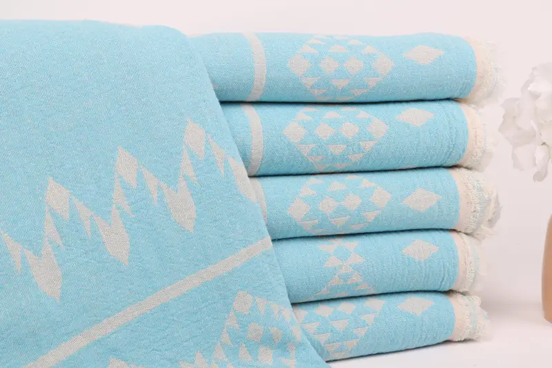 70x40 Cotton Dolphin Patterned Towel, Spa Gift, Personalized Bridesmaid Gift, Custom Beach Towel, Gym Towel, Bachelorette Party Decorations - 2