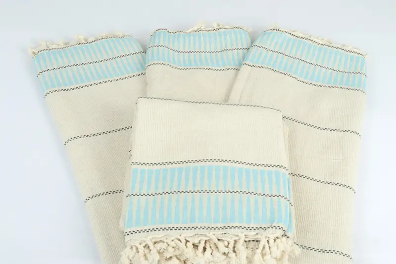 Best Wedding Gift, Turkish Blanket, Bachelorette Gifts, Wedding For Favor, Throw Blanket Couch, Christmas Tablecloth, 104x96 Cotton Striped Towel - 5