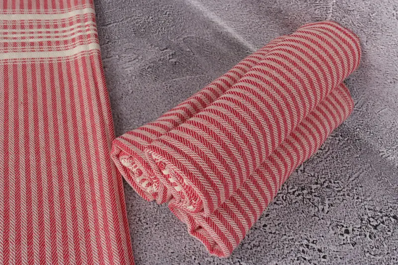 40x18 Cotton Striped Towel, Valentine Day Gift For Her, Xmas Gifts, Monogrammed Hand Towel, Kitchen Towel, Custom Gift, Summer Towel, Wedding Gift - 8