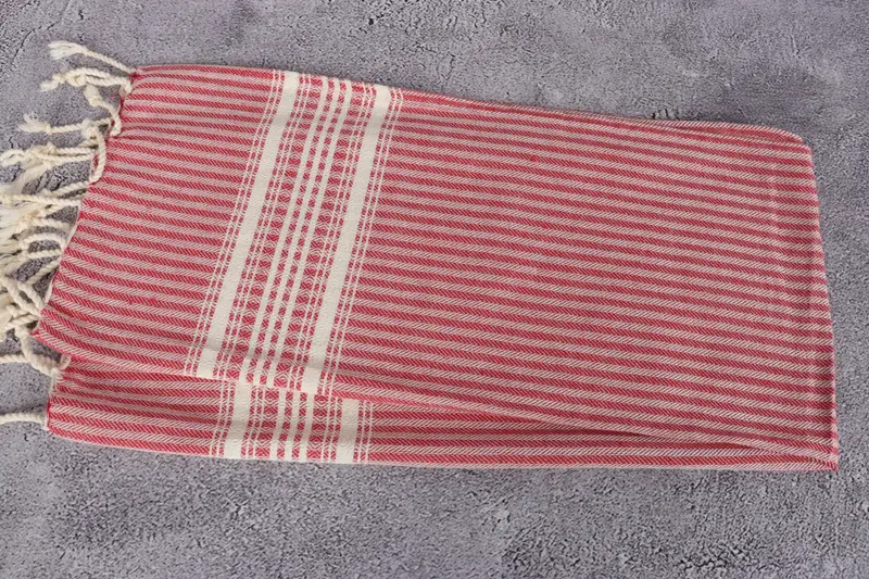 40x18 Cotton Striped Towel, Valentine Day Gift For Her, Xmas Gifts, Monogrammed Hand Towel, Kitchen Towel, Custom Gift, Summer Towel, Wedding Gift - 6