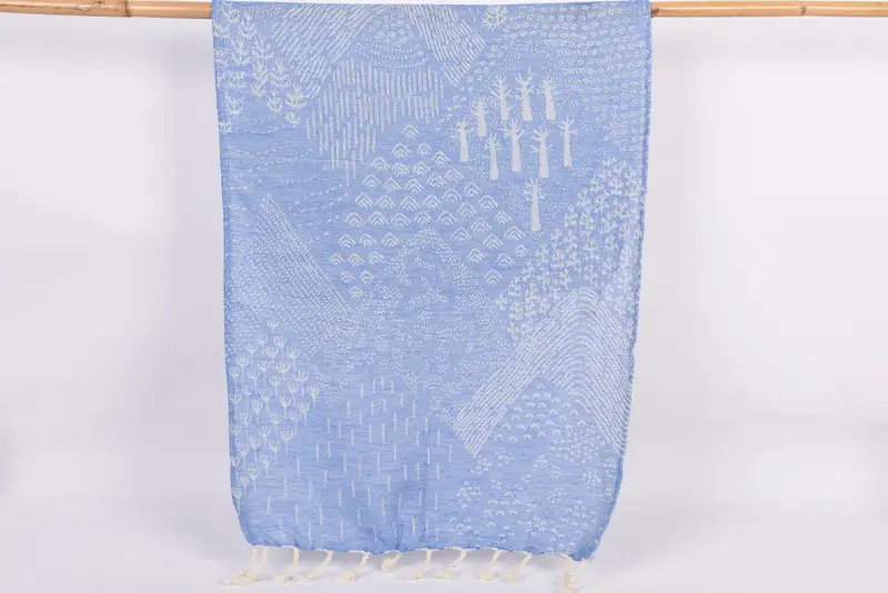 Personalize Gift, Bridesmaid Towel, Bridesmaid Gifts, Monogram Hand Towel, 36x18 Cotton Mountain Design Towel, Housewarming Gift, Wedding Gift