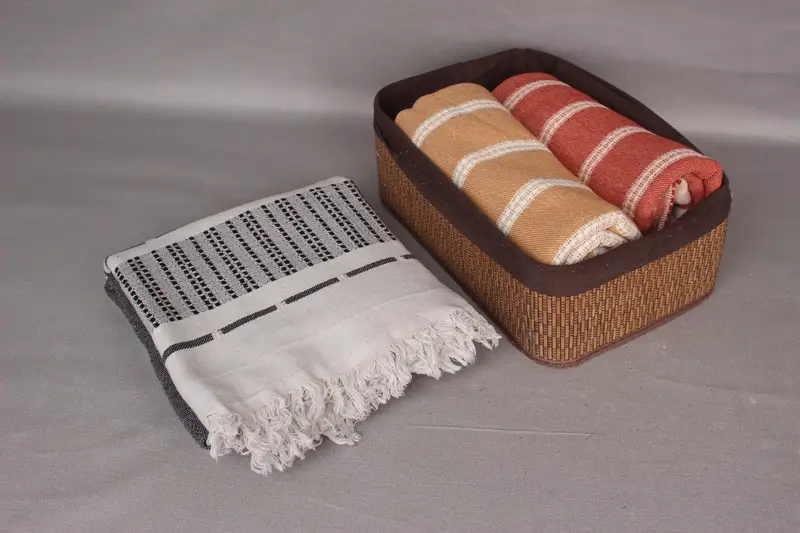 Bath towel, Yoga Towel, Bachelorette Favor, Sand-resistant towel, Authentic Turkish hammam peshtemal, 68x36 Cotton Striped Towel, Beach Towel Bulk - 7