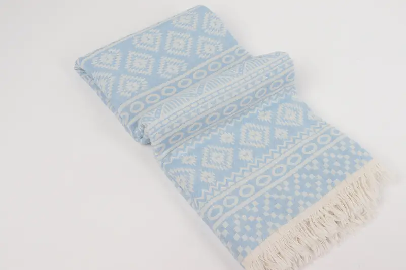 Turkish bath towel, Gift For Him, Custom Wedding Gift, 68x36 Cotton Geometric Towel, Miami Bachelorette Party Favors, Wedding Gift For Bride - 7