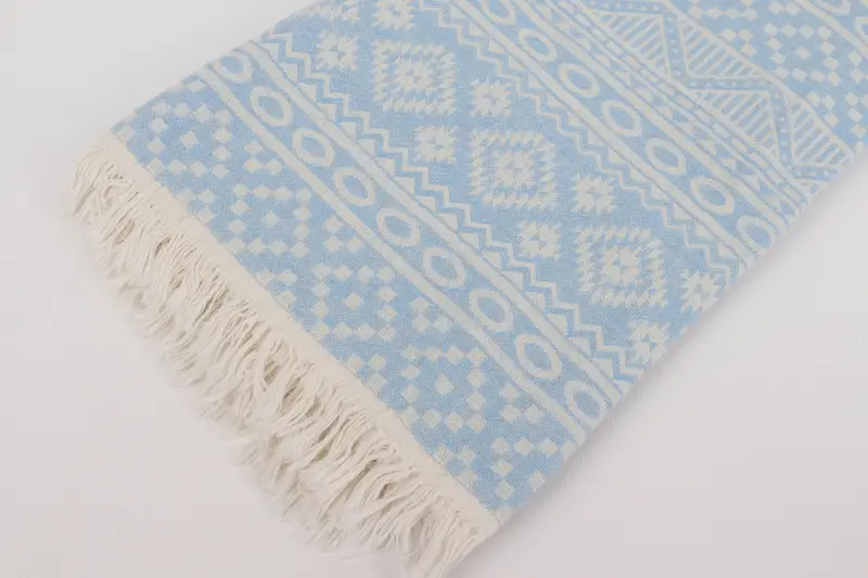 Turkish bath towel, Gift For Him, Custom Wedding Gift, 68x36 Cotton Geometric Towel, Miami Bachelorette Party Favors, Wedding Gift For Bride - 8