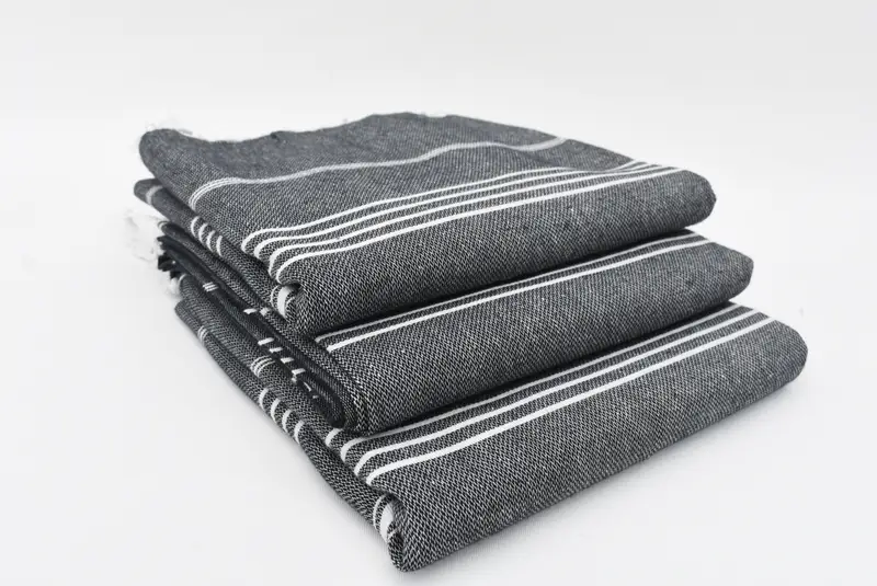 Travel towel, 70x40 Cotton Striped Towel, Gift For Her, Bachelorette Party Favors, Valentines Day Gift For Him, Turkish Beach Towel Personalized - 4