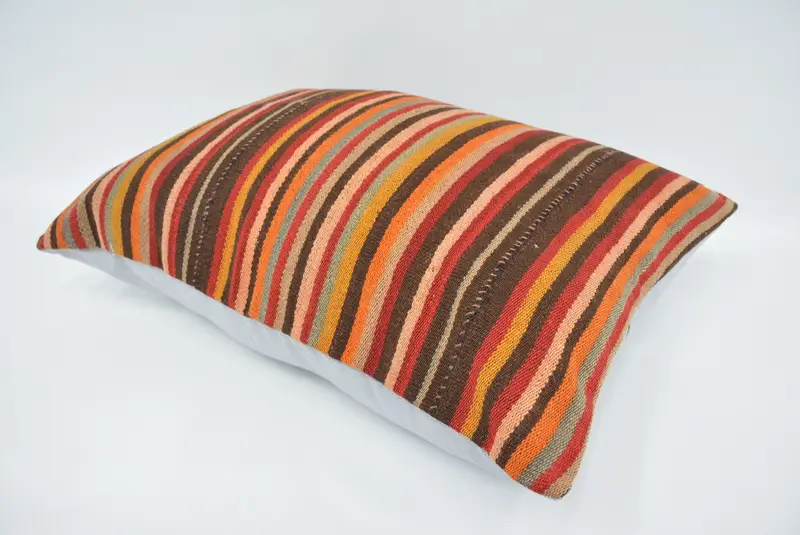 20x28 Brown Cushion Cover, Vintage Kilim Throw Pillow, Pillow for Couch, Meditation Pillow, Home Decor Pillow, Oriental Pillow Sham, Cushion Cover - 6