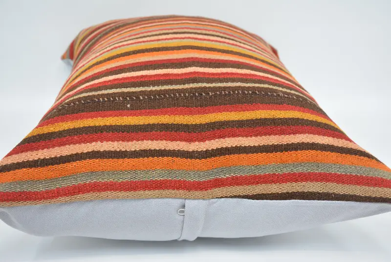 20x28 Brown Cushion Cover, Vintage Kilim Throw Pillow, Pillow for Couch, Meditation Pillow, Home Decor Pillow, Oriental Pillow Sham, Cushion Cover - 5