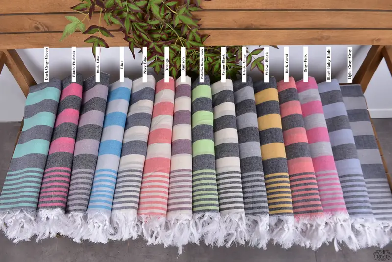 Bachelor Bachelorette Party Favors, Personalized Gifts, Bridemaids Beach Towel, Absorbent towel, 68x36 Cotton Striped Towel, Customized Towels - 2