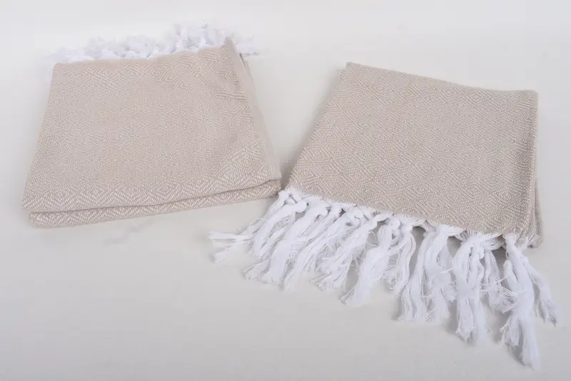 Monogram Towels, 40x18 Cotton Diamond Towel, Turkish Tea Towel, Monogram Hand Towel, Valentines Day Gift, Gift For Him, Personalized Dish Towel - 7