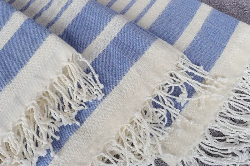 Best Beach Towel, 70x40 Cotton Striped Towel, Anniversary Gift For Her, Spa Towel, Gift For Her, Girl Trip Party Favor, Turkish hand towel - 5